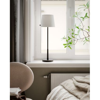 ByRydens - lampada da tavolo LUMI 1xE27/8W/230V bianco/nero 68,5 cm
