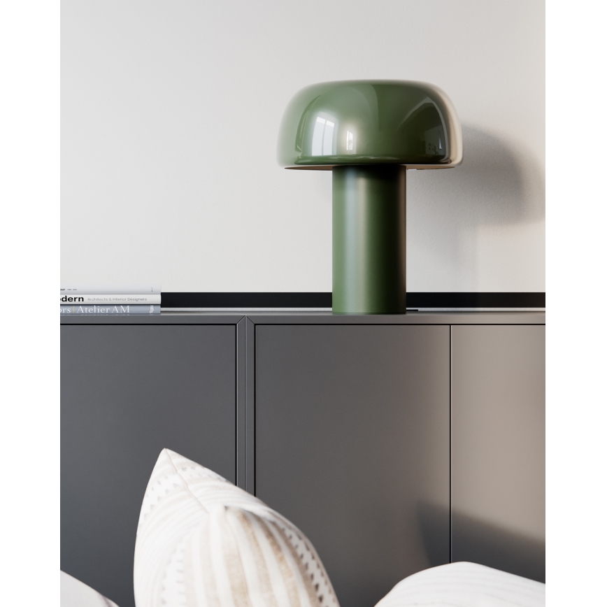 ByRydens - Lampada da tavolo LEAN ON ME 1xE27/8W/230V verde