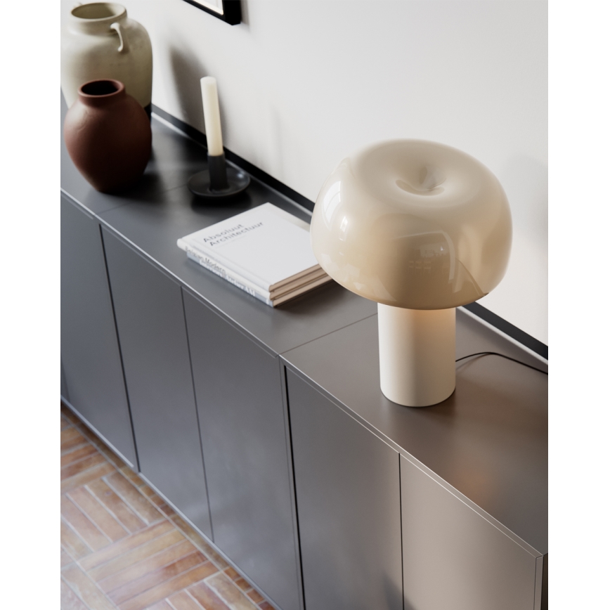 ByRydens - Lampada da tavolo LEAN ON ME 1xE27/8W/230V crema