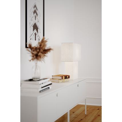 ByRydens - Lampe de table iSQUARE 1xE27/8W/230V blanche