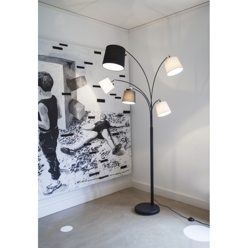 ByRydens - Lampada con piedistallo FOGGY 5xE14/5W/230V
