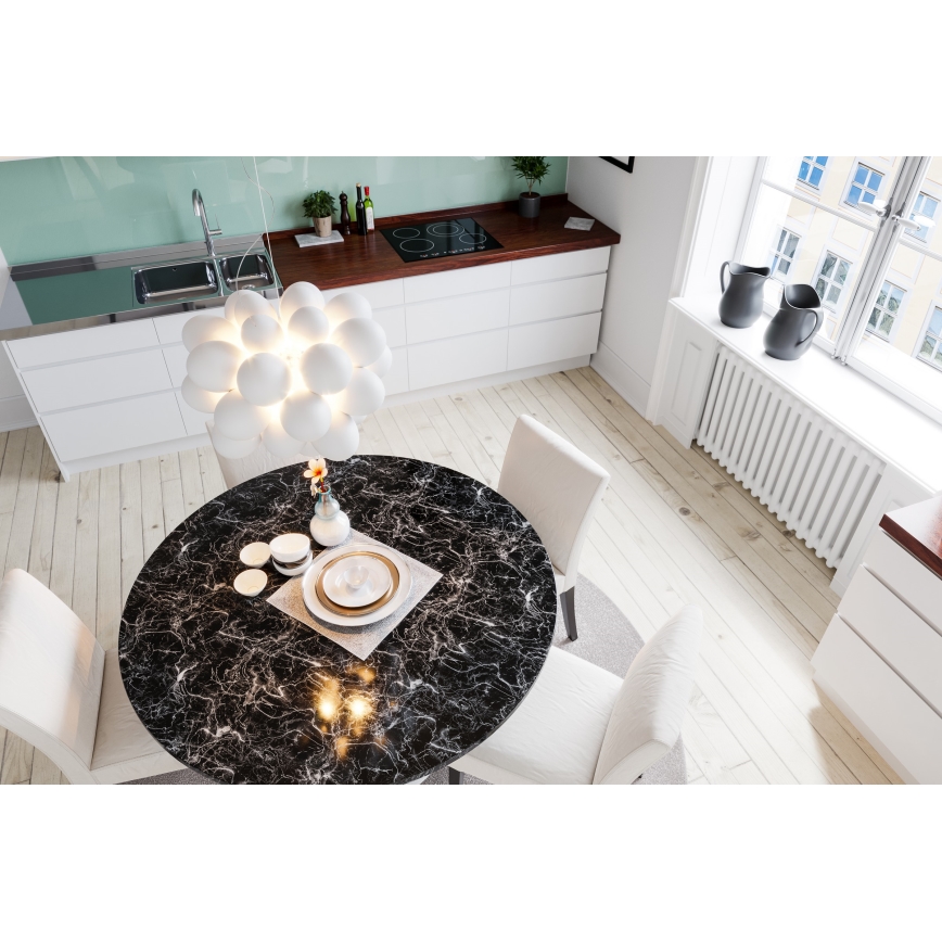 ByRydens - Lampadario a sospensione con filo GROSS 8xG9/4W/230V bianco diametro 50 cm