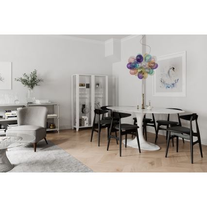 ByRydens - Lampadario a sospensione con filo GROSS 8xG9/4W/230V colorato diametro 50 cm