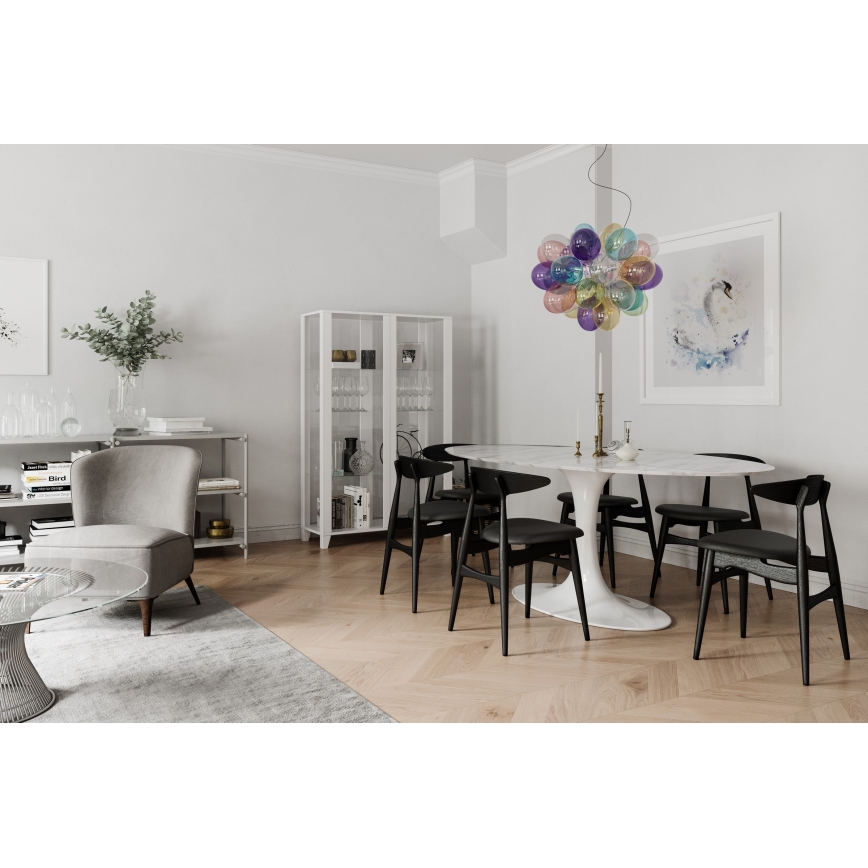 ByRydens - Lampadario a sospensione con filo GROSS 8xG9/4W/230V colorato diametro 50 cm