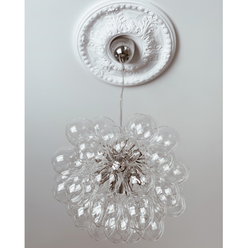 ByRydens - Lampadario a sospensione con filo GROSS 8xG9/4W/230V limpido diametro 50 cm