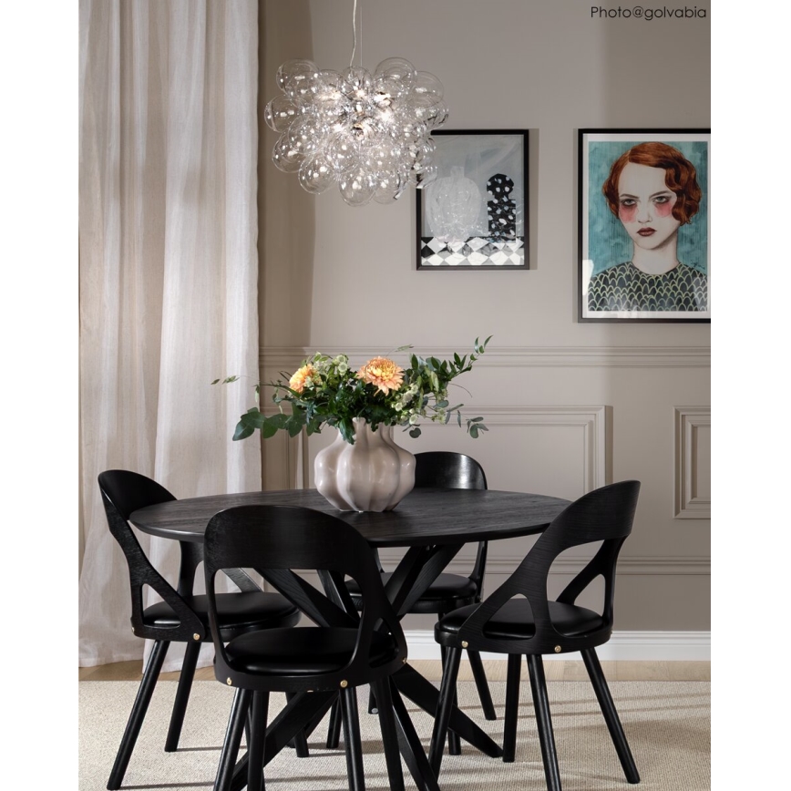 ByRydens - Lampadario a sospensione con filo GROSS 8xG9/4W/230V limpido diametro 50 cm