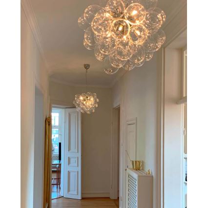 ByRydens - Lampadario a sospensione con filo GROSS 8xG9/4W/230V limpido diametro 50 cm