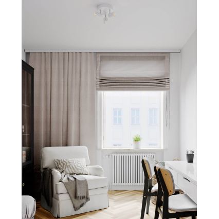 ByRydens - Strahler CORRECT 3xGU10/7W/230V weiß d 20 cm