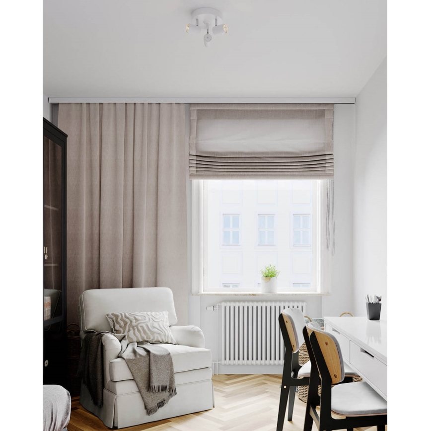ByRydens - Strahler CORRECT 3xGU10/7W/230V weiß d 20 cm