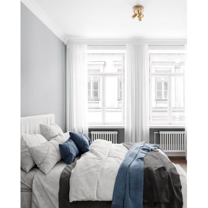 ByRydens - Deckenspot CORRECT 3xGU10/7W/230V gold Ø 20 cm