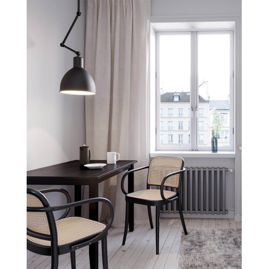 ByRydens - Lampadario a stelo BAZAR 1xE27/5W/230V nero