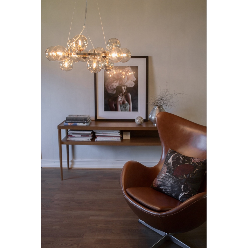 ByRydens - Hängeleuchte SPLENDOR 25xG9/5W/230V rauchig/braun