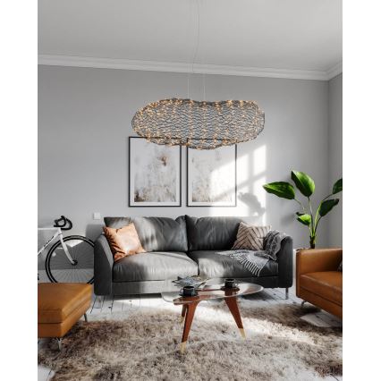 ByRydens - Lampadario LED a sospensione con filo HAYDEN LED/20W/230V nero