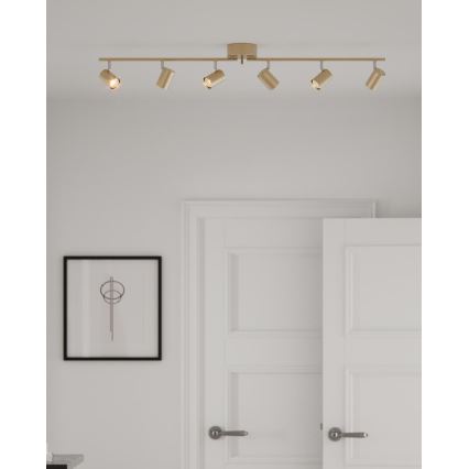 ByRydens - Strahler CORRECT 6xGU10/7W/230V golden