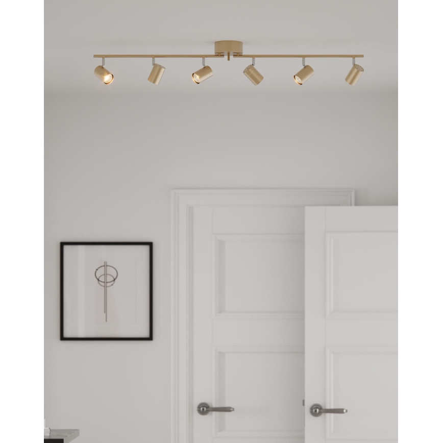 ByRydens - Strahler CORRECT 6xGU10/7W/230V golden