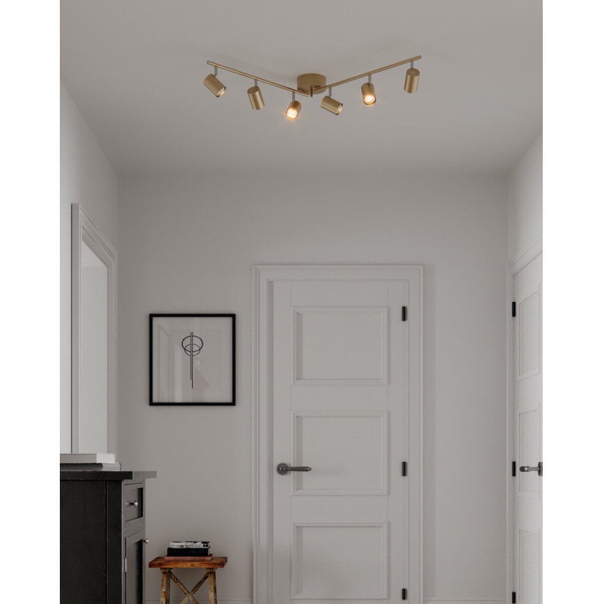ByRydens - Strahler CORRECT 6xGU10/7W/230V golden