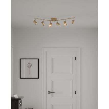 ByRydens - Strahler CORRECT 6xGU10/7W/230V golden