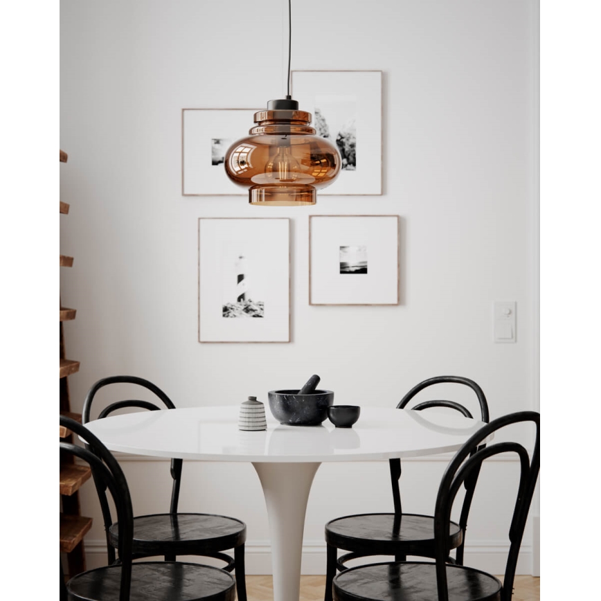 ByRydens - Pendelleuchte DOLORES mit Kabel, 1x E27/5W/230V