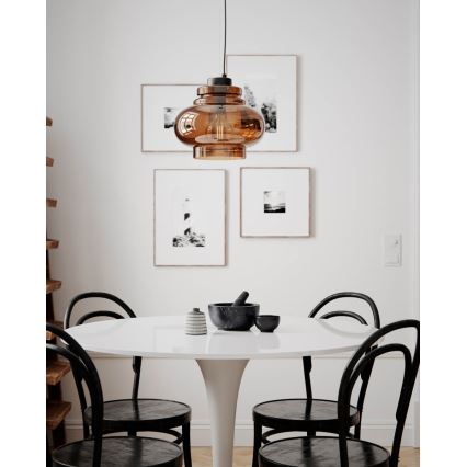 ByRydens - Lampada a sospensione con cavo DOLORES 1xE27/5W/230V