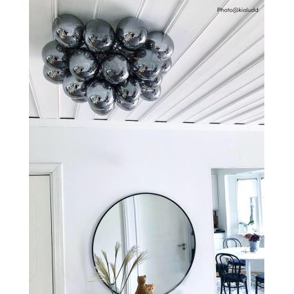 ByRydens - Plafoniera GROSS 6xG9/5W/230V fumé/nero diametro 50 cm