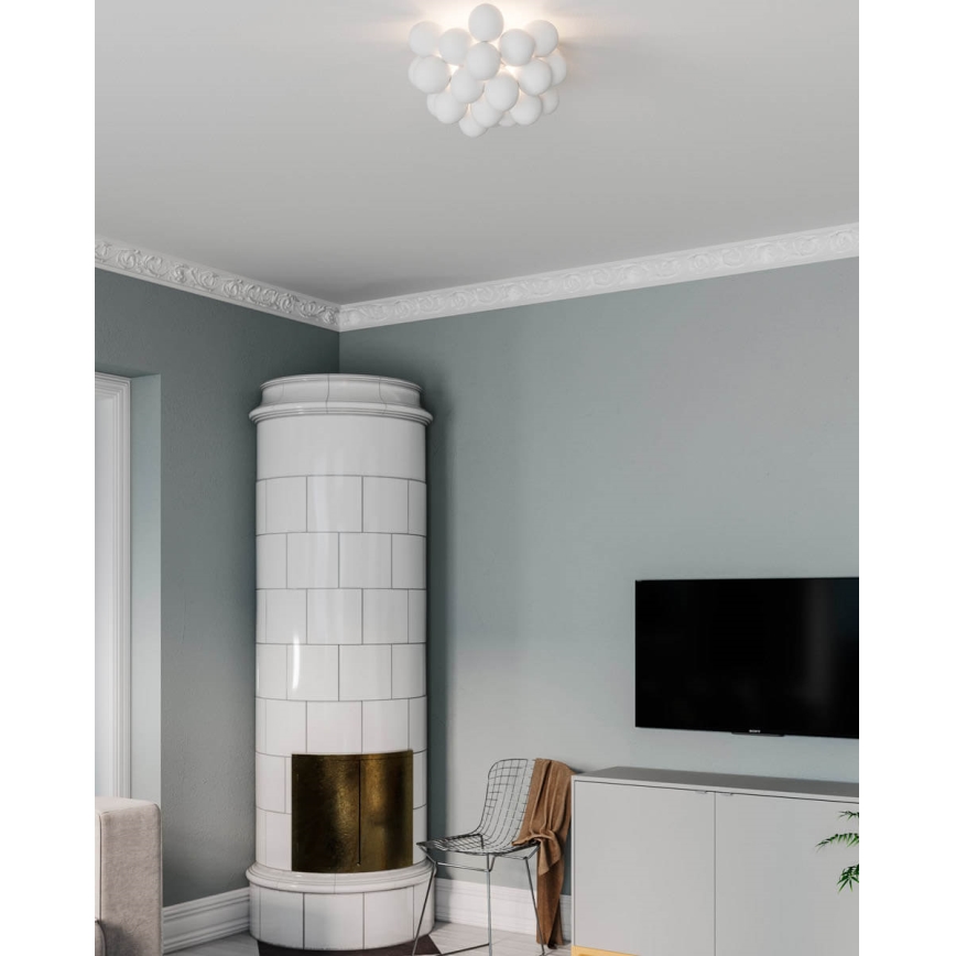 ByRydens - Plafoniera GROSS 6xG9/5W/230V bianco diametro 50 cm