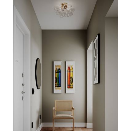 ByRydens - Deckenleuchte GROSS, 6xG9/5W/230V, klar, Ø 50 cm