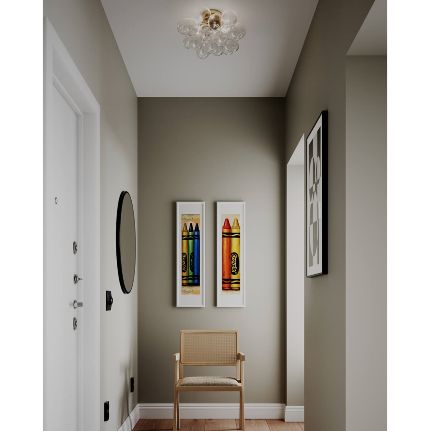 ByRydens - Deckenleuchte GROSS, 6xG9/5W/230V, klar, Ø 50 cm