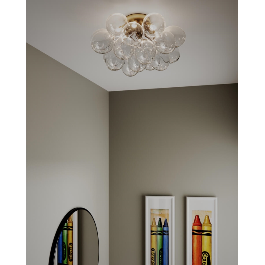 ByRydens - Plafoniera GROSS 6xG9/5W/230V trasparente Ø 50 cm