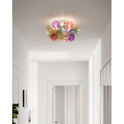 ByRydens - Deckenleuchte GROSS 6xG9/5W/230V mehrfarbig Ø 50 cm