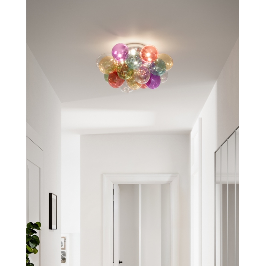 ByRydens - Plafoniera GROSS 6xG9/5W/230V multicolore Ø 50 cm