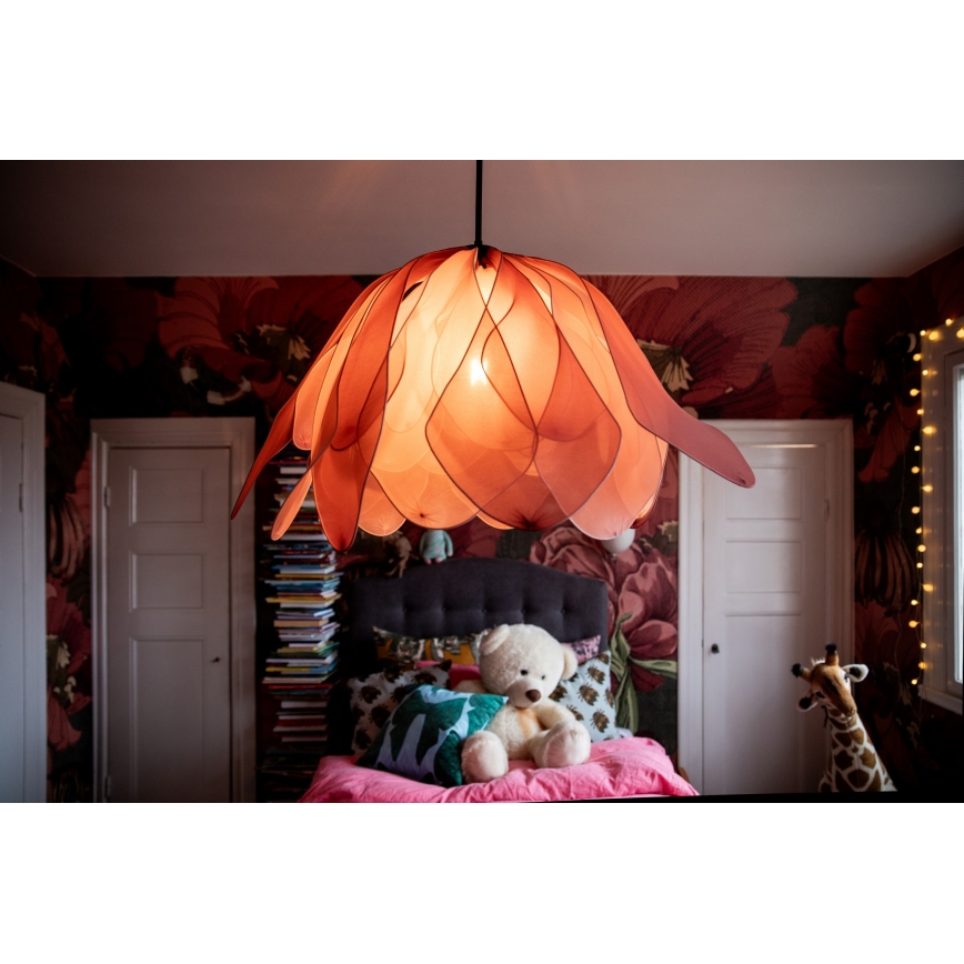 ByRydens - Hängeleuchte LOU LOU 1xE27/5W/230V rosa d 80 cm
