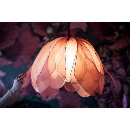 ByRydens - Hängeleuchte LOU LOU 1xE27/5W/230V rosa d 80 cm