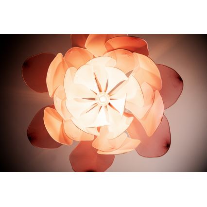 ByRydens - Hängeleuchte LOU LOU 1xE27/5W/230V rosa d 80 cm