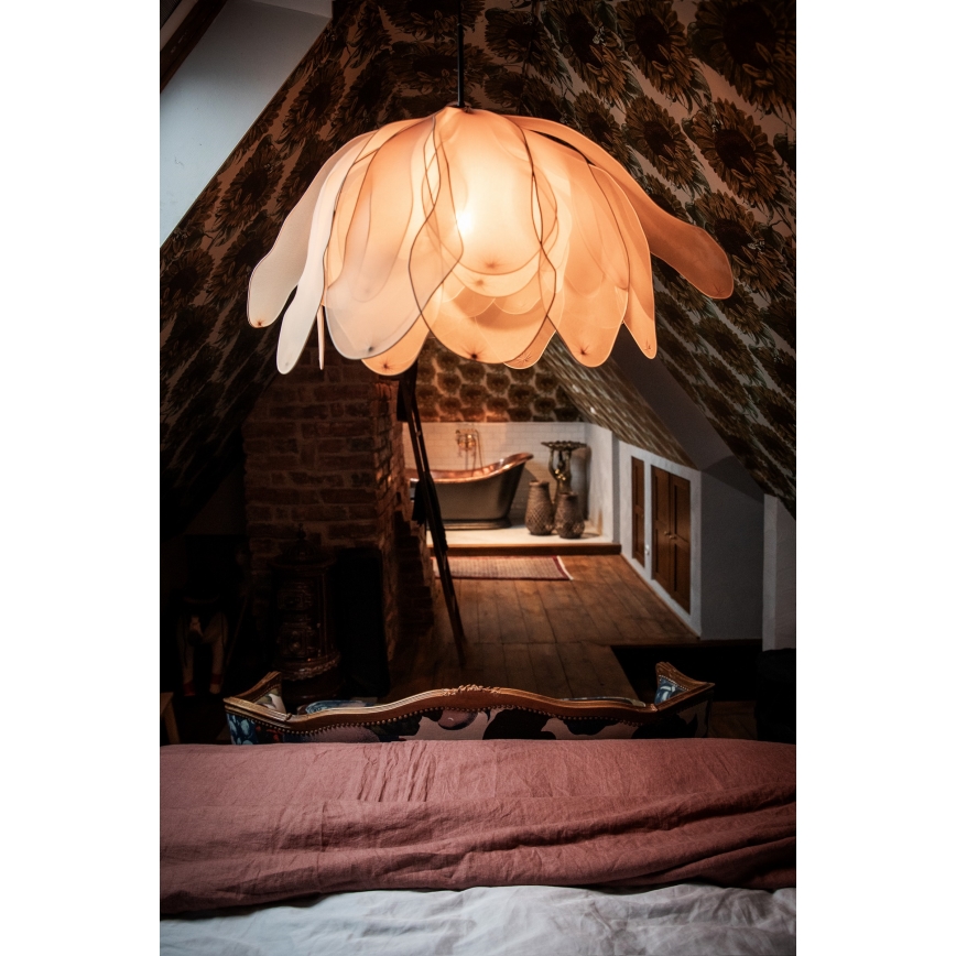 ByRydens - Hängeleuchte LOU LOU 1xE27/5W/230V beige d 80 cm