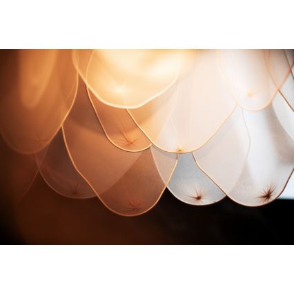 ByRydens - Hängeleuchte LOU LOU 1xE27/5W/230V beige d 80 cm