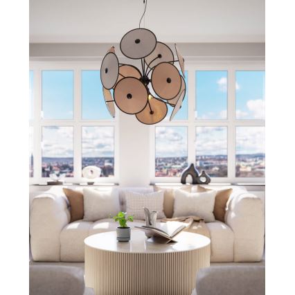 ByRydens - Lampadario a sospensione su cavo CAPPELLO 4xE14/5W/230V