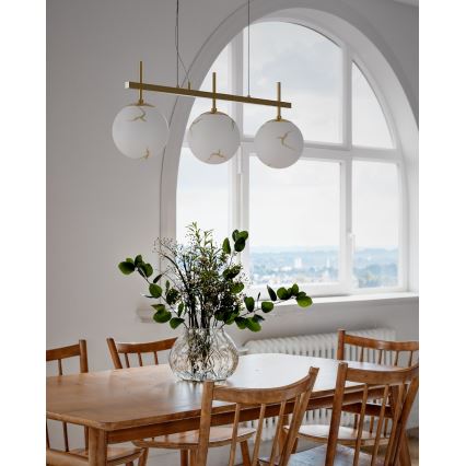 ByRydens - Suspension sur câble BELLAGIO 3xE27/8W/230V