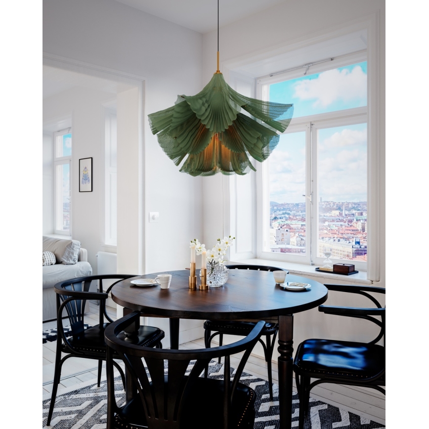 ByRydens - Pendelleuchte an Kabel JULIETTE 1xE27/8W/230V grün