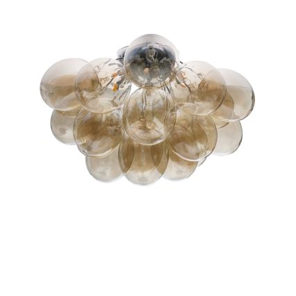 ByRydens - Plafonnier GROSS 6xG9/8W/230V fumé/marron diam. 70cm
