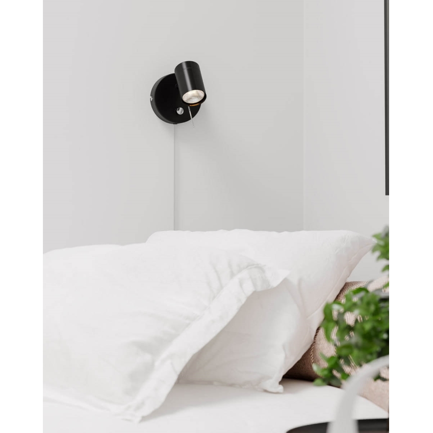 ByRydens - Dimmbarer Wandstrahler CORRECT 1xGU10/7W/230V schwarz