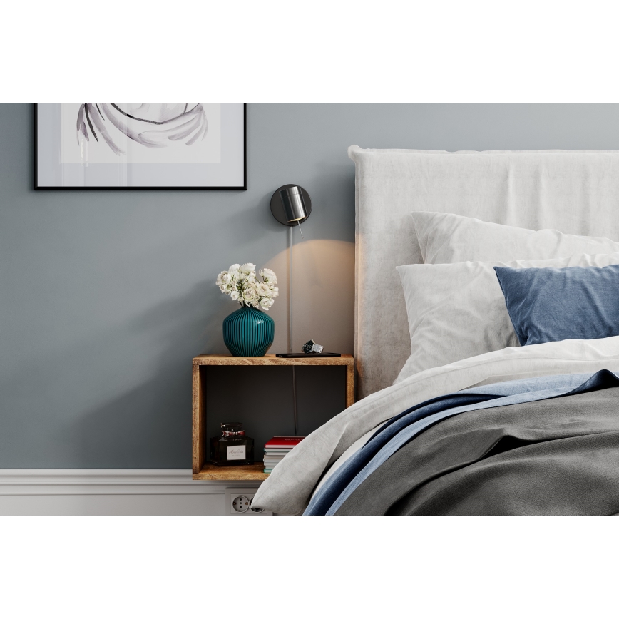 ByRydens - Luce Spot da parete dimmerabile CORRECT 1xGU10/7W/230V nero