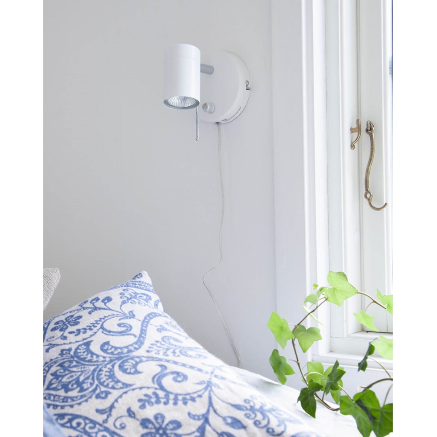 ByRydens - Dimmbarer Wandstrahler CORRECT 1xGU10/7W/230V weiß