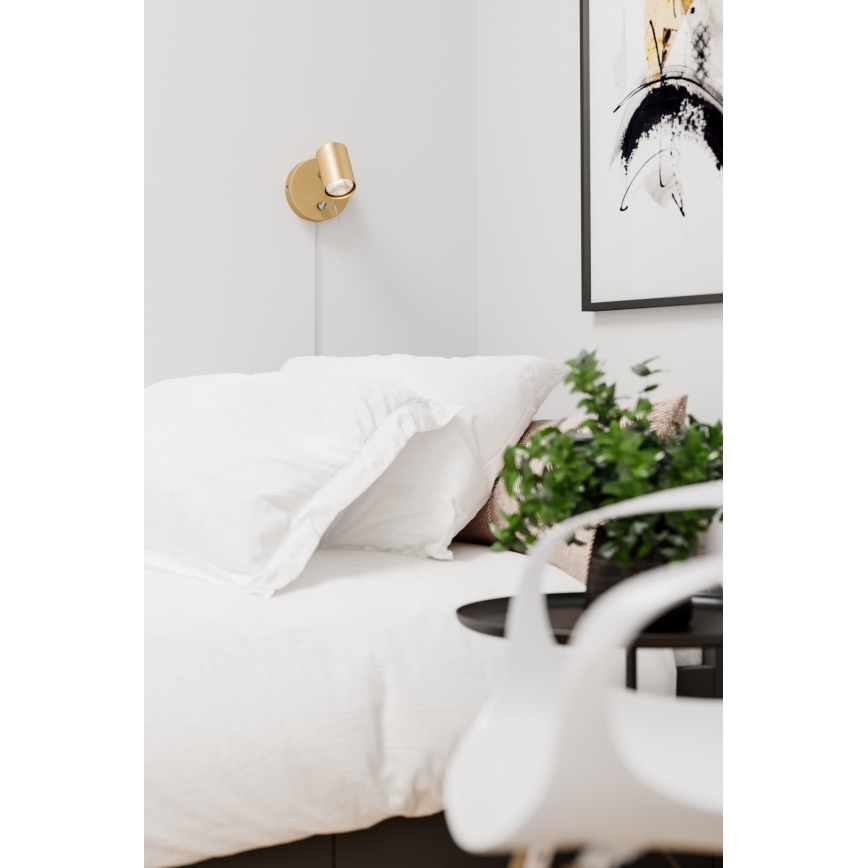ByRydens - Dimmbarer Wandstrahler CORRECT 1xGU10/7W/230V golden