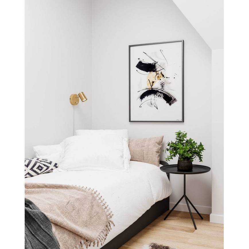 ByRydens - Dimmbarer Wandstrahler CORRECT 1xGU10/7W/230V golden