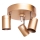 ByRydens - Deckenspot CORRECT 3xGU10/7W/230V gold Ø 20 cm