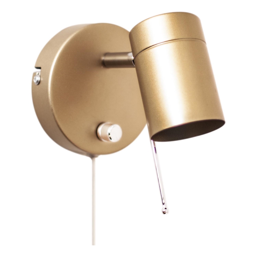 ByRydens - Dimmbarer Wandstrahler CORRECT 1xGU10/7W/230V golden