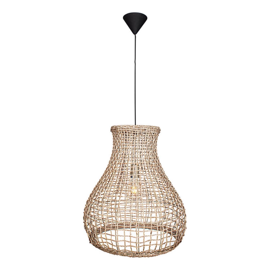 ByRydens - Hängeleuchte SEAGRASS 1xE27/8W/230V beige d 49 cm