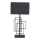 ByRydens - Lampada da tavolo PARAGON 1xE27/5W/230V nera