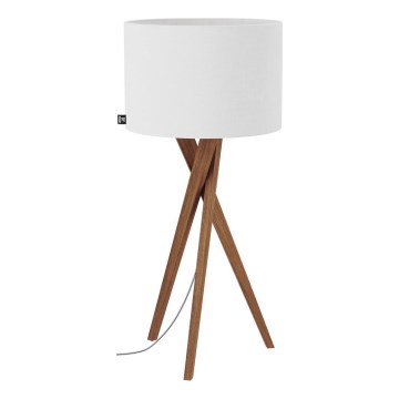 ByRydens - Lampada da tavolo VEGA 1xE27/8W/230V bianco/rovere