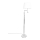 ByRydens - Lampadaire ORLANDO 1xE27/5W/230V + LED/3W blanc/chrome brillant d. 36 cm